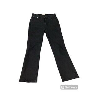 Madewell Black High-Rise Flare Jeans
